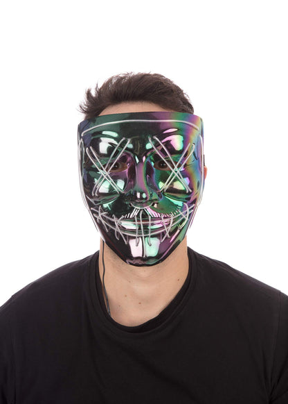ANARCHY IRIDESCENCE MASK - FANCY DRESS