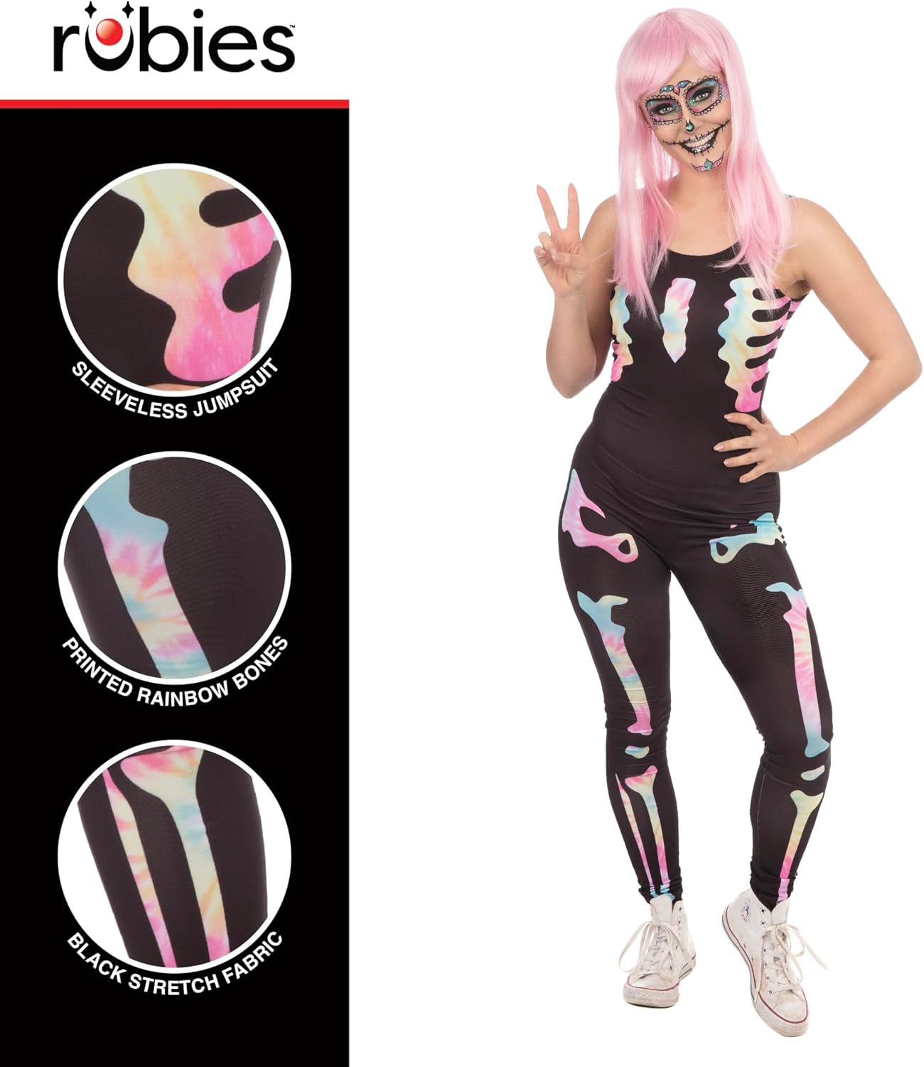 Bristol Novelty Halloween-Skelett-Overall