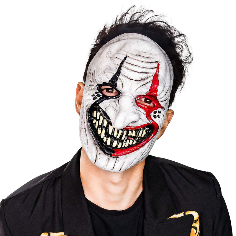 SINISTER JESTER MASK - FANCY DRESS