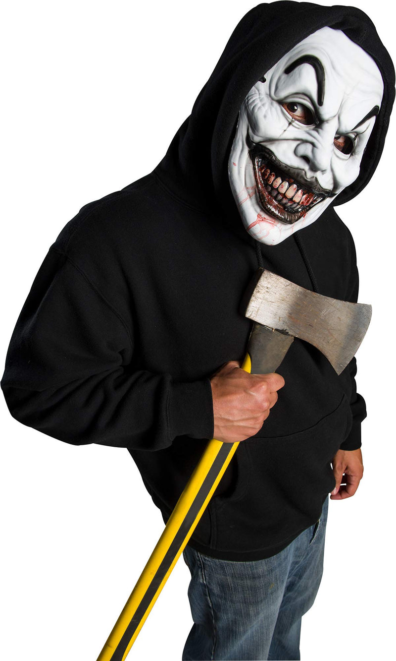 Bristol Novelty BM574 Terror Clown Mask, Men, Women, White