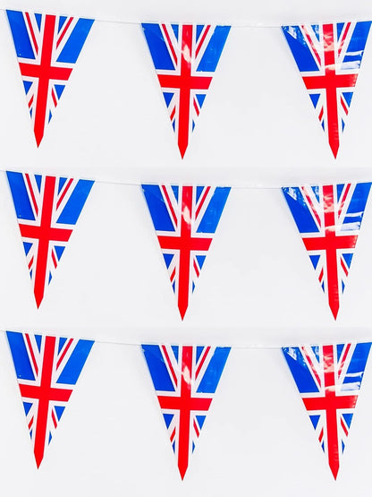 UNION JACK 7M 25 FLAG BUNTING - FANCY DRESS