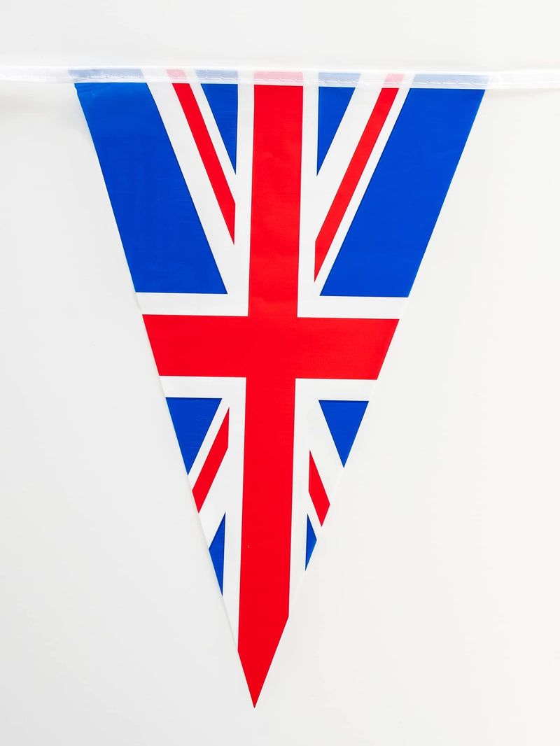 UNION JACK 7M 25 FLAG BUNTING - FANCY DRESS