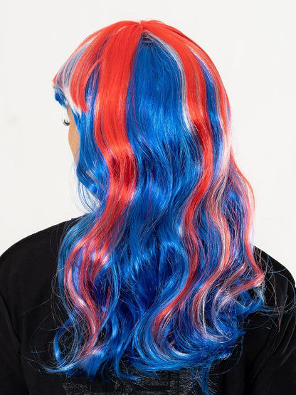 UNION JACK LONG WIG - FANCY DRESS