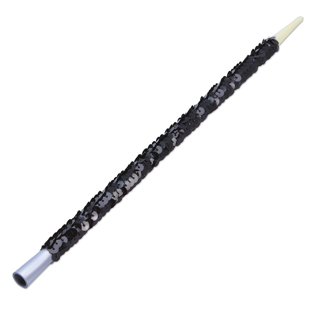 Bristol Novelty Long Cig Holder, Polyethylene and Sequined Fabric, Black, One Size
