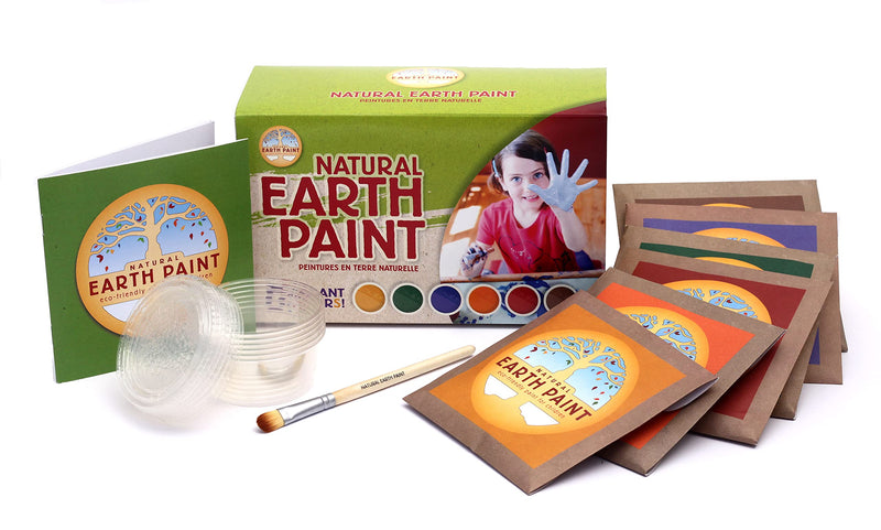 NATURAL EARTH PAINT Natural and ecological paint – experience kit