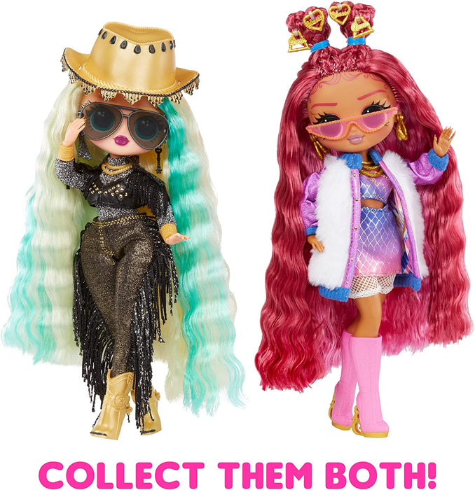 LOL Surprise OMG Fashion Doll - GOLDEN HEART - Unbox Fabulous Surprises and Accessories - Includes Fashion Doll, Outfit, Accessories, and Doll Stand - Great Gift for Kids Ages 4+