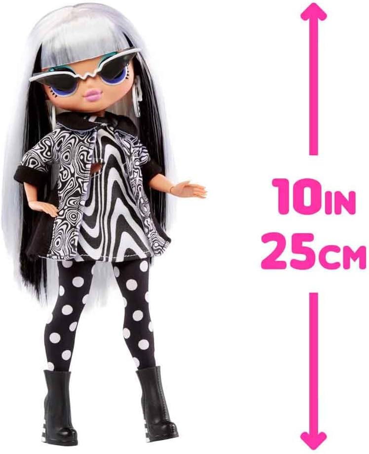 L.O.L. Surprise OMG Fashion Doll - GROOVY BABE - Includes Fashion Doll, Multiple Surprises, and Fabulous Accessories - For Ages 4+