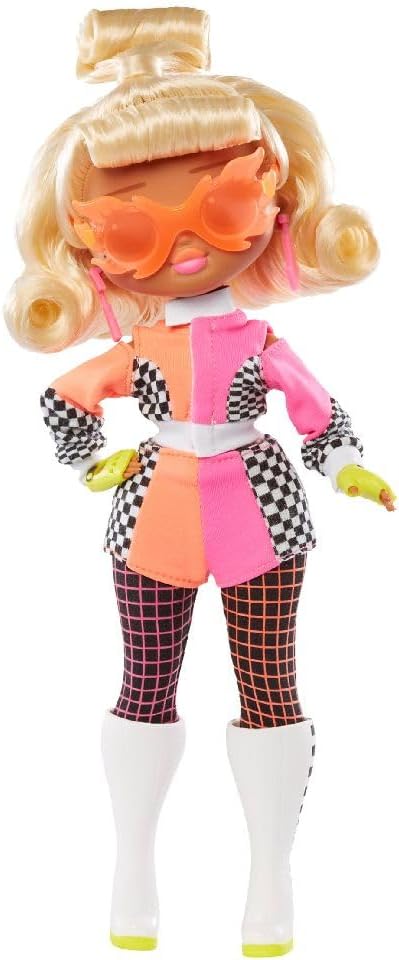 MGA LOL Surprise OMG Modepuppe - Speedster - Enthält Modepuppe, mehrere Überraschungen und fabelhafte Accessoires - Tolles Geschenk für Kinder ab dem Alter von 4 Jahren