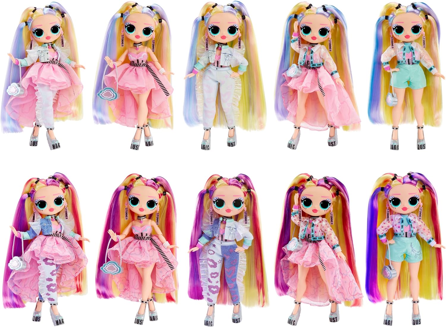 LOL Surprise OMG Sunshine Makeover Fashion Doll - BUBBLEGUM DJ - Includes UV Colour Change in the Sun, Multiple Surprises, and Fabulous Accessories - Great Gift for Kids Ages 4+
