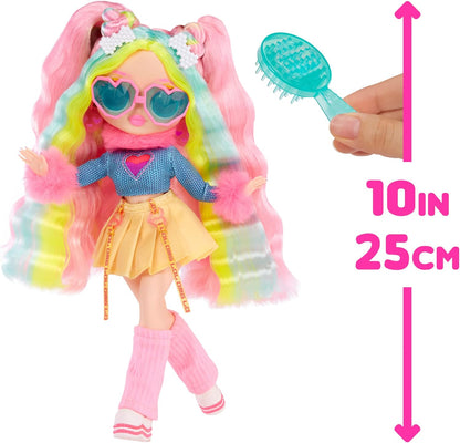 LOL Surprise OMG Sunshine Makeover Fashion Doll - BUBBLEGUM DJ - Includes UV Colour Change in the Sun, Multiple Surprises, and Fabulous Accessories - Great Gift for Kids Ages 4+