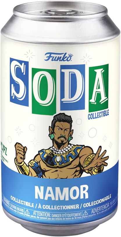 Funko Vinyl SODA: Marvel Black Panther Wakanda Forever - Namor - 1/6 Odds for Rare Chase Variant - Marvel Comics - Collectable Vinyl Figure - Gift Idea - Official Merchandise - Toys for Kids & Adults