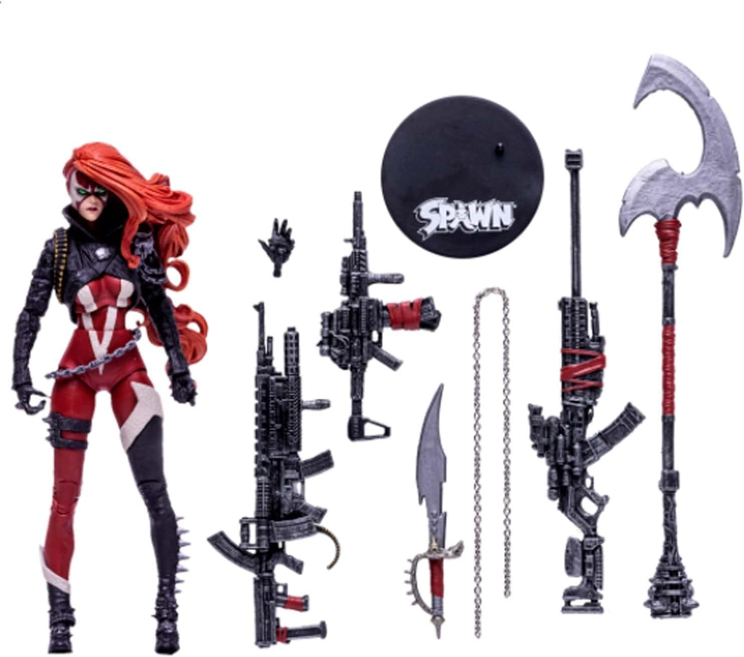 McFarlane Toys Spawn She Spawn 7" Action Figure Deluxe Box Set with Eight Accessories