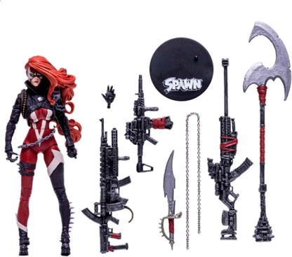 McFarlane Toys Spawn She Spawn 7" Action Figure Deluxe Box Set with Eight Accessories