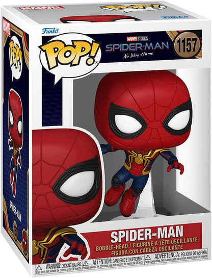 Funko Pop! Marvel: Spiderman No Way Home 2021 - Spider-Man - Leaping SM1 - Spider-man - Collectable Vinyl Figure - Gift Idea - Official Merchandise - Toys for Kids & Adults - Movies Fans