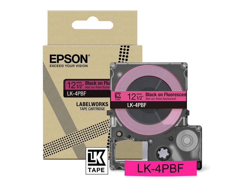 Fluorescent Pink/Black 12mm LK-4PBF Pink / Black