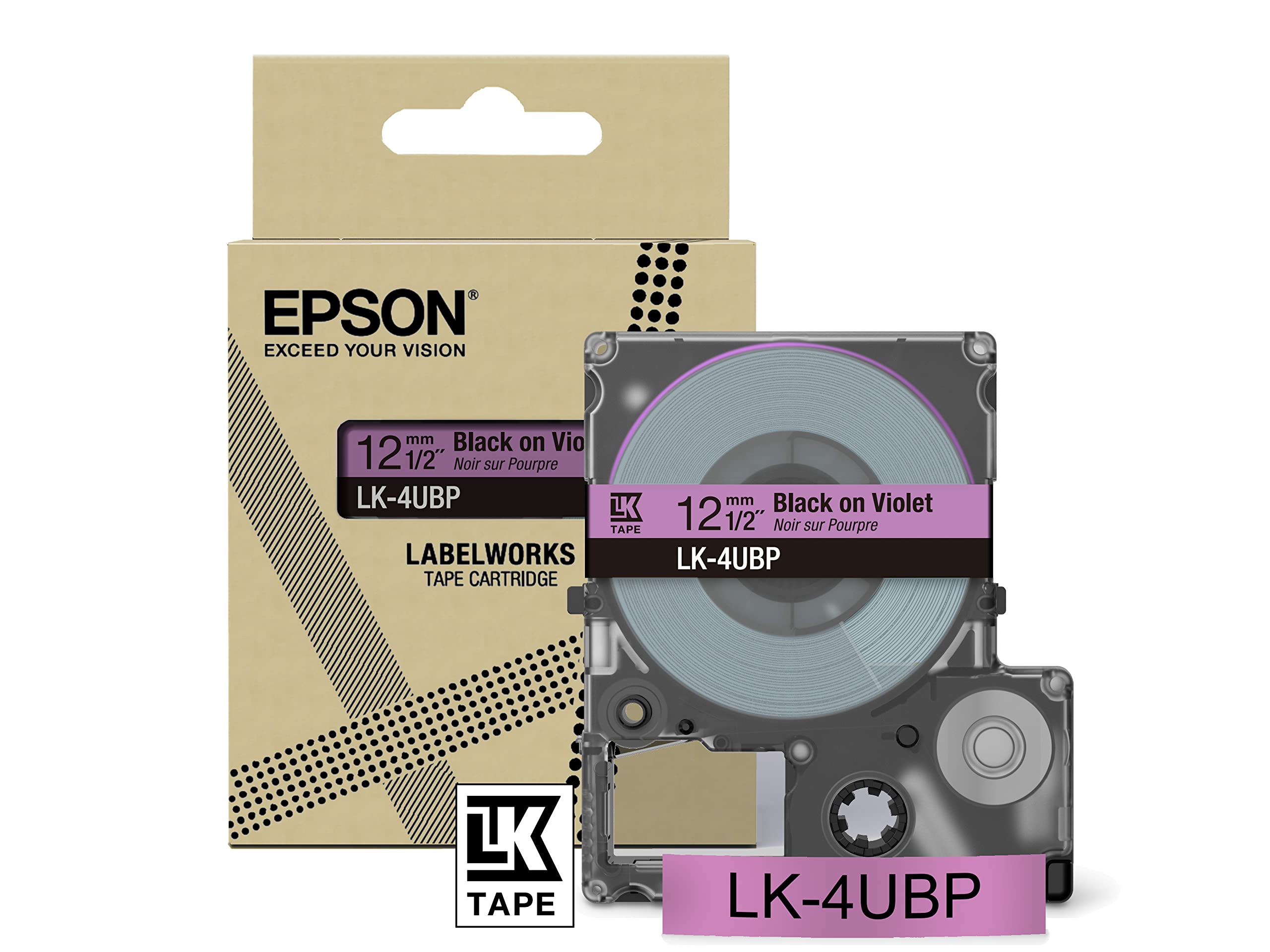 Purple/Black 12mm LK-4UBP
