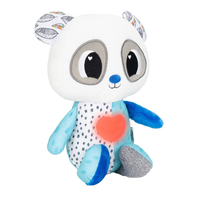 Lamaze Soothing Heart Panda, Soothing Bedtime Toy, Newborn Baby Toy, Sensory Toy for Babies with Colours, Babyshower Gift for New Parents, Development Toy for Boys and Girls Aged 9 Months +
