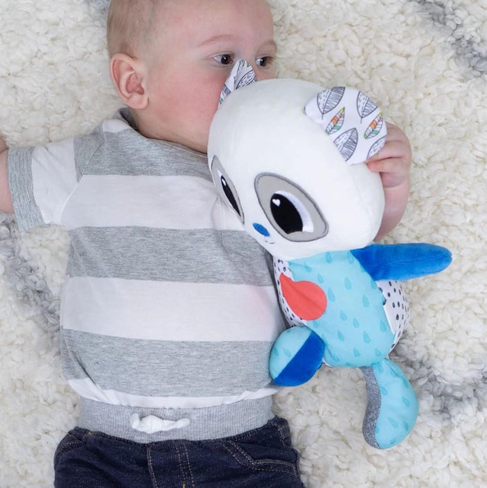 Lamaze Soothing Heart Panda, Soothing Bedtime Toy, Newborn Baby Toy, Sensory Toy for Babies with Colours, Babyshower Gift for New Parents, Development Toy for Boys and Girls Aged 9 Months +
