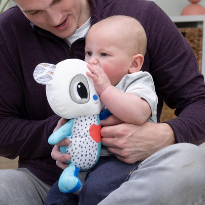 Lamaze Soothing Heart Panda, Soothing Bedtime Toy, Newborn Baby Toy, Sensory Toy for Babies with Colours, Babyshower Gift for New Parents, Development Toy for Boys and Girls Aged 9 Months +