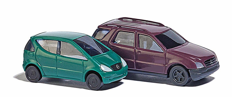 Busch 8310 Mercedes Set (1xA Class/1xM Class