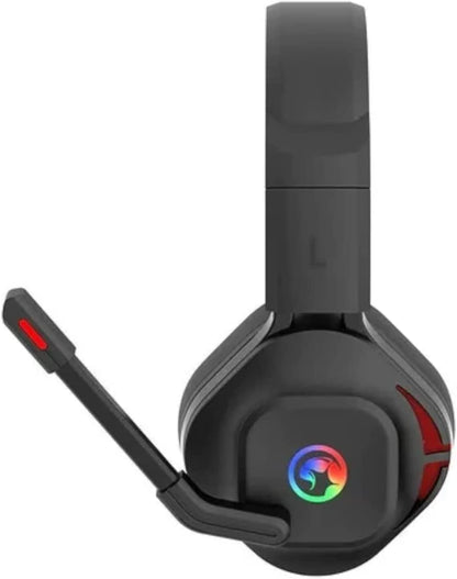 Marvo HG8929 USB + 3.5mm Wired Gaming Headset, Black/Red