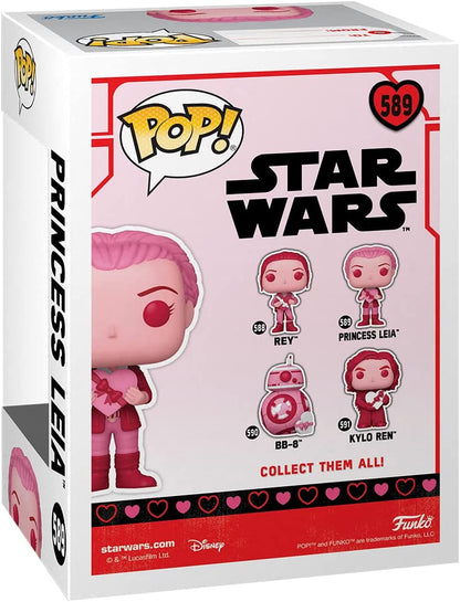 Funko POP! Star Wars: Valentines - Leia Organa - Collectable Vinyl Figure - Gift Idea - Official Merchandise - Toys for Kids & Adults - Movies Fans - Model Figure for Collectors and Display