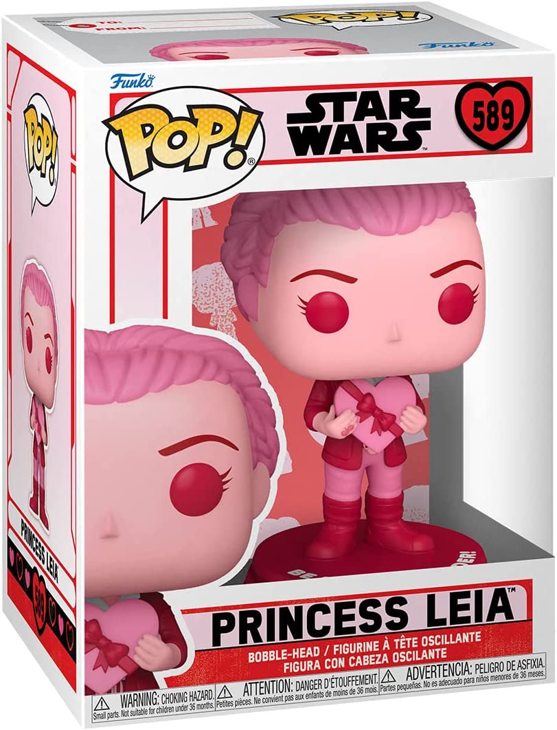 Funko POP! Star Wars: Valentines - Leia Organa - Collectable Vinyl Figure - Gift Idea - Official Merchandise - Toys for Kids & Adults - Movies Fans - Model Figure for Collectors and Display