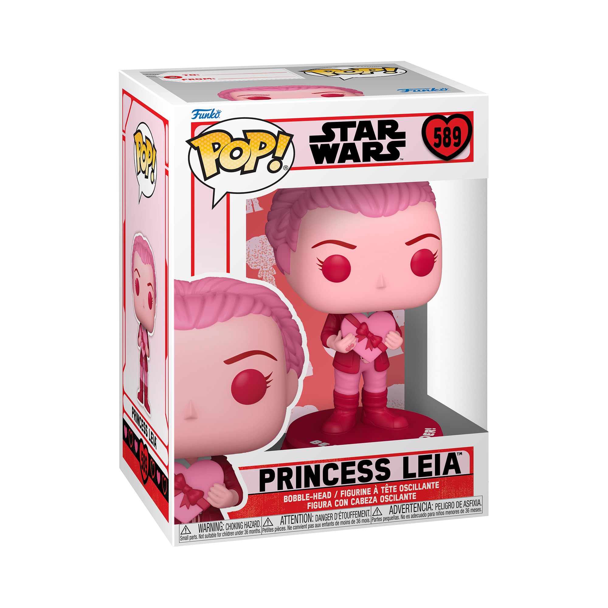 Funko POP! Star Wars: Valentines - Leia Organa - Collectable Vinyl Figure - Gift Idea - Official Merchandise - Toys for Kids & Adults - Movies Fans - Model Figure for Collectors and Display