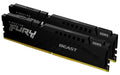 Kingston FURY Beast DDR5 16GB (2x8GB) 6000MT/s DDR5 CL40 DIMM Desktop Gaming Memory Kit of 2 - KF560C40BBK2-16 16GB Kit of 2 6000MT/s Intel XMP