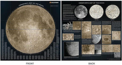 Celestron 93704 Mappa della Luna per l’osservatore
