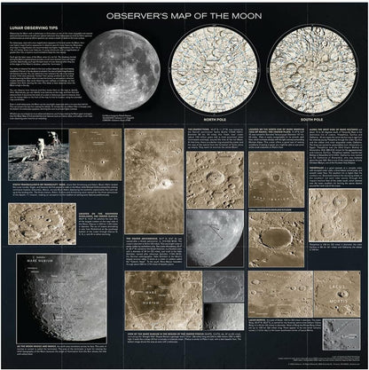 Celestron 93704 Mappa della Luna per l’osservatore