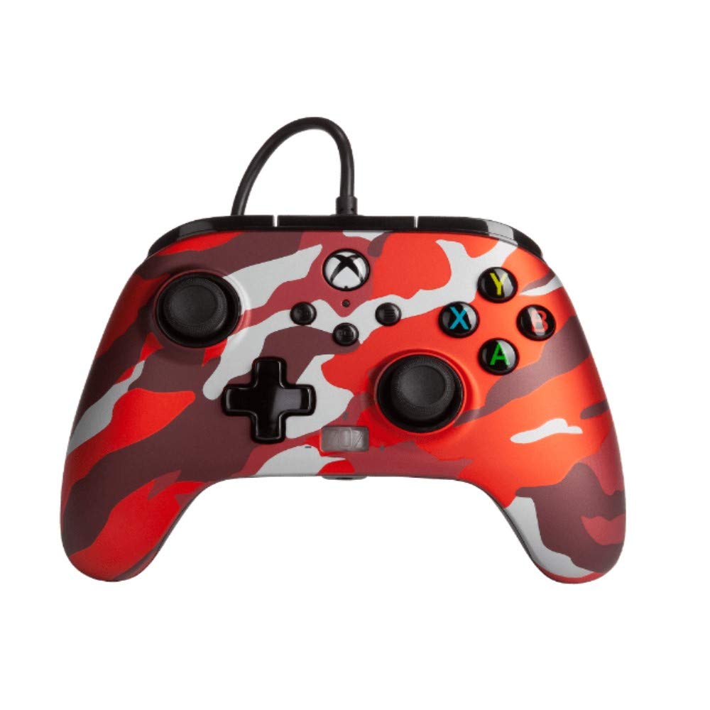 POWER A - Wired Controller Enhanced - Camo Red Xbox Series X
