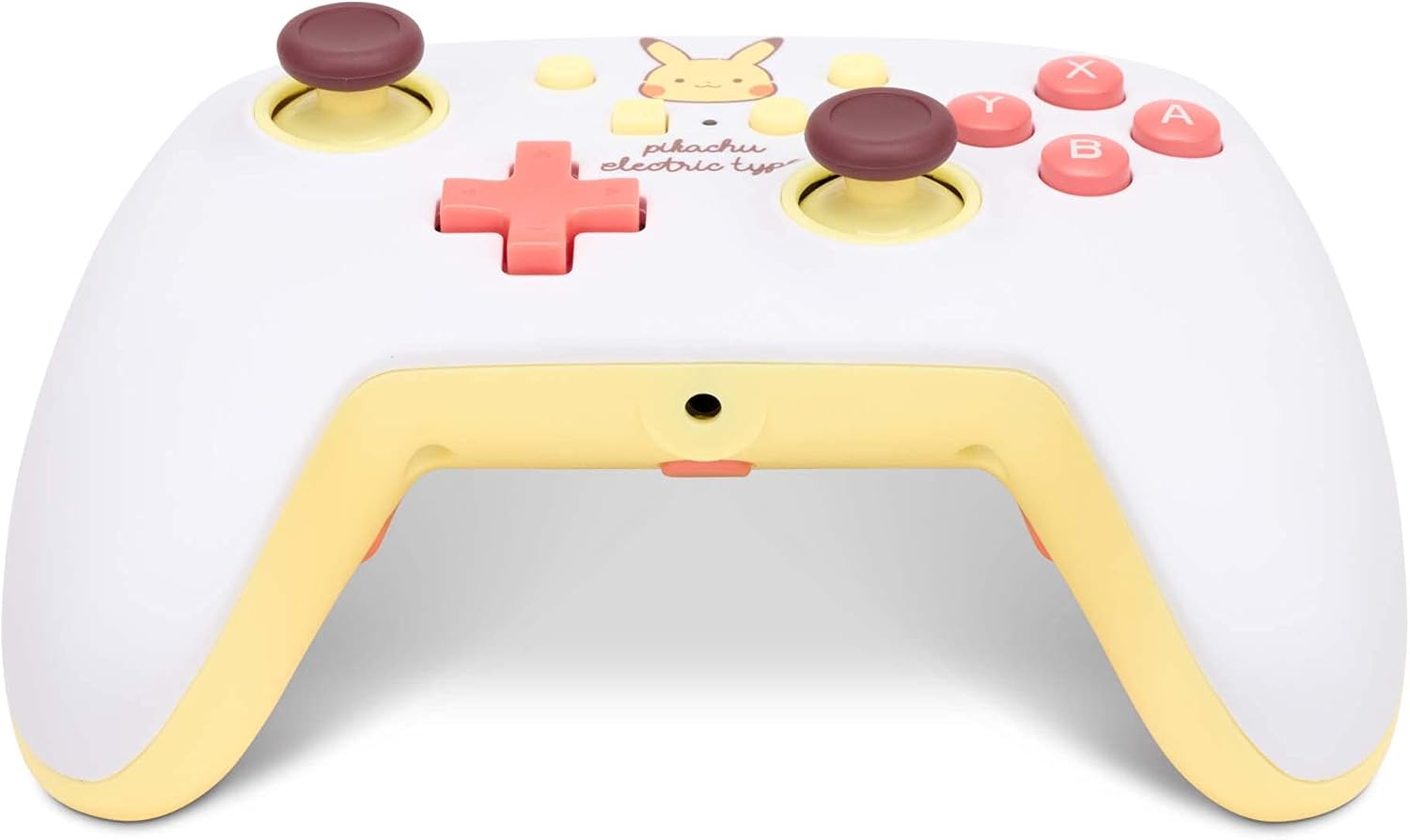 PowerA Enhanced Wired Controller for Nintendo Switch and Oled Model, Advance Gaming Buttons, 3.5mm Stereo Jack and Anti-Friction Rings, Officially Licensed: Pikachu Electric Type Enhanced Wired Pokemo