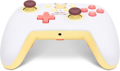 PowerA Enhanced Wired Controller for Nintendo Switch and Oled Model, Advance Gaming Buttons, 3.5mm Stereo Jack and Anti-Friction Rings, Officially Licensed: Pikachu Electric Type Enhanced Wired Pokemo