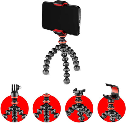 Joby - Gorillapod Starter Kit - Flexible Tripod With Universal Smartphone Clamp