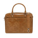 dbramante1928 - Rosenborg Laptoptas, 16 inch, voor dames en heren, tas met gestructureerde leren handgrepen en een verstelbare schouderriem, van echt volnerf leer, Tan (2e generatie)