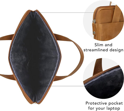 dbramante1928 Silkeborg Laptop Case | Handcrafted Full-Grain Leather