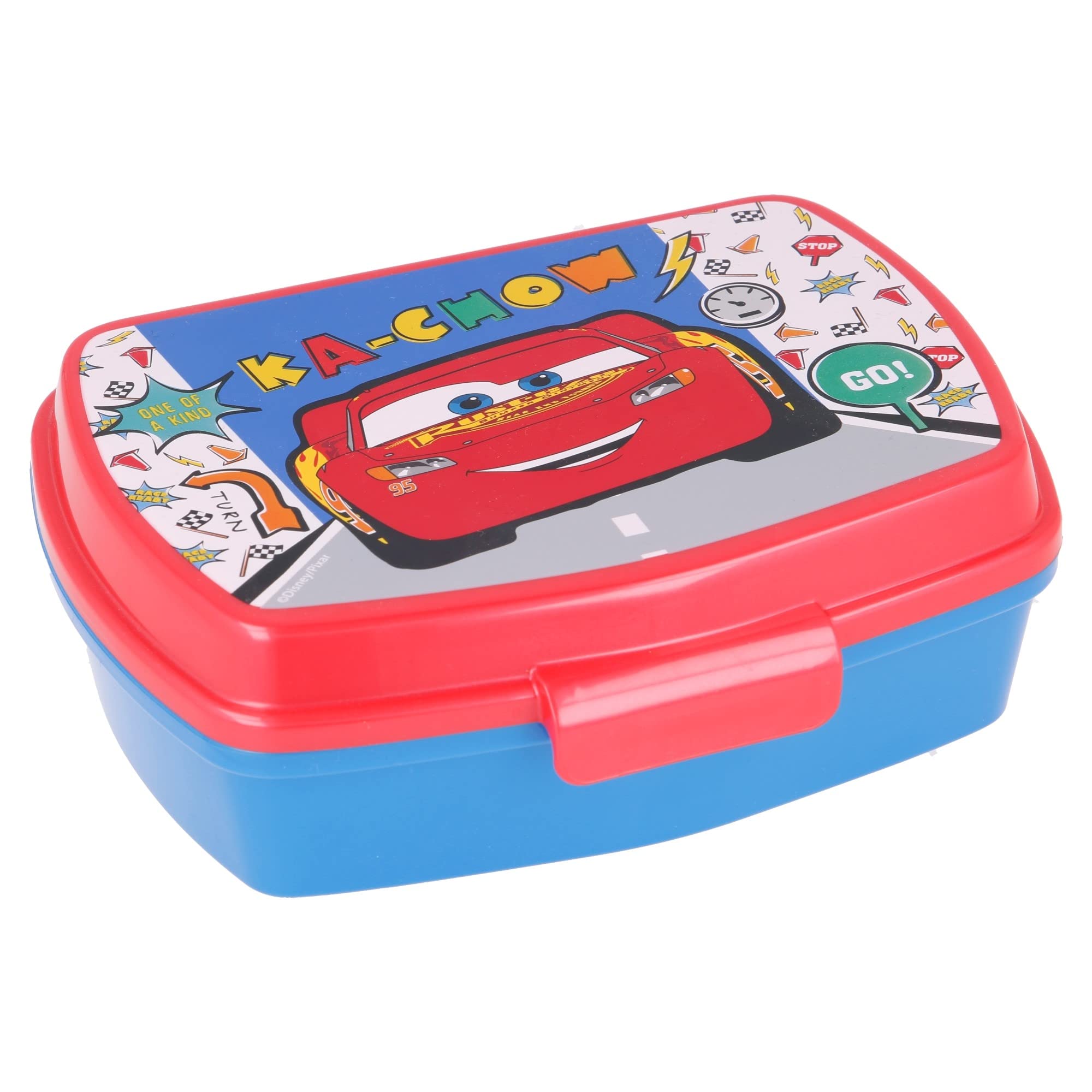 Stor Cars Lets Race Rectangular SANDWICHERA, Multicoloured, Estándar
