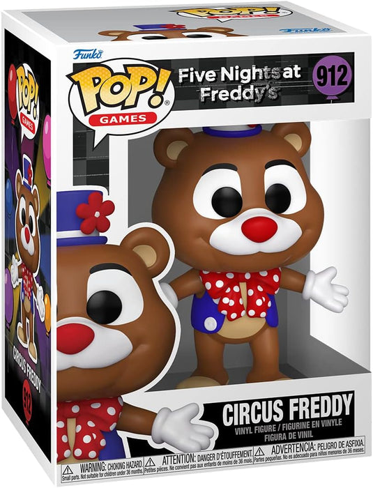 Funko POP! Games: Five Nights At Freddy's (FNAF) SB - Circus Freddy Fazbear - Collectable Vinyl Figure - Gift Idea - Official Merchandise - Toys For Kids & Adults - Video Games Fans