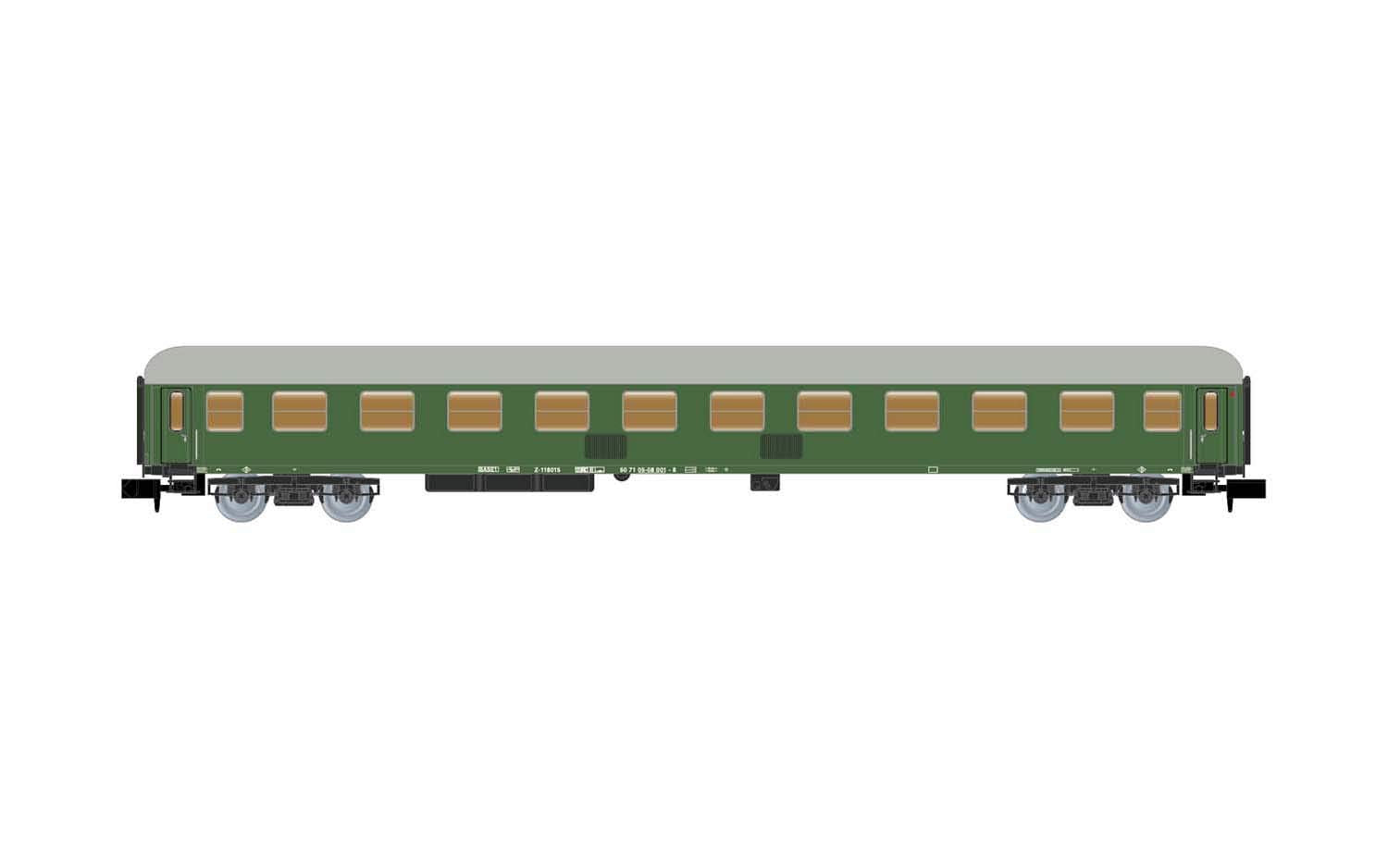 ARNOLD HN4293 RENFE, Military Coach 8000 Type, Olive Green Livery, ep. V Rolling Stock