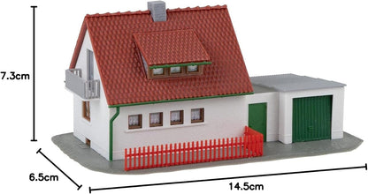 MKD Modern European house with garage - Model Kit MKD2020