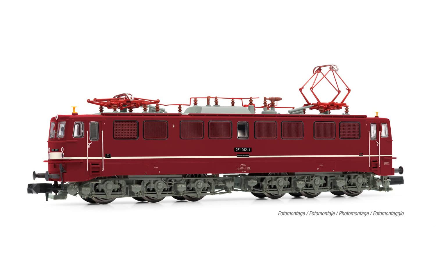 Arnold SNCF, 141R 1173 steam locomotive, "Mistral", boxpok wheels, black, big fuel tender, with DCC sound decoder