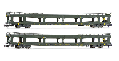 Jouef TOUAX, 4-axle container wagon S70, loaded with swap body "Trans-Fer ", ep. VI