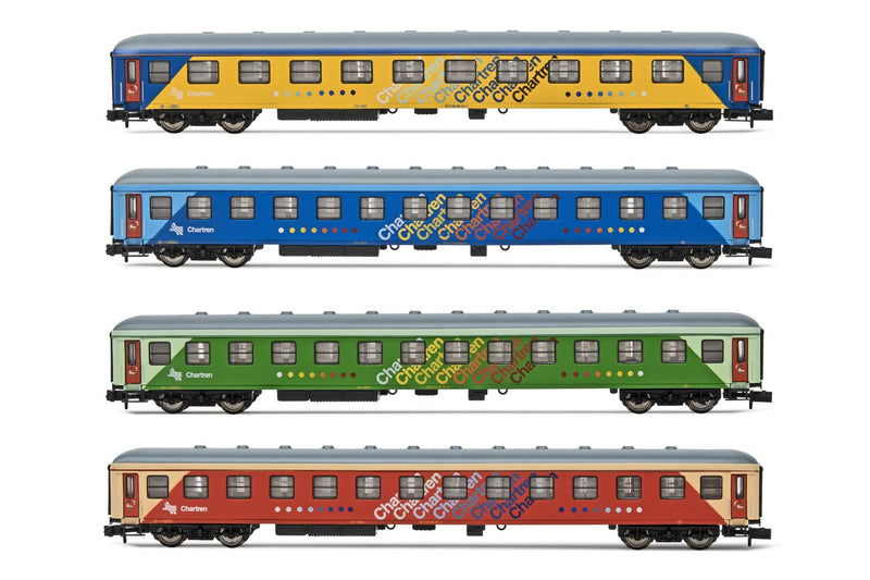 Arnold FS Trenitalia, 3-unit pack ETR 610 intermediate coaches, ex Cisalpino livery, period VI
