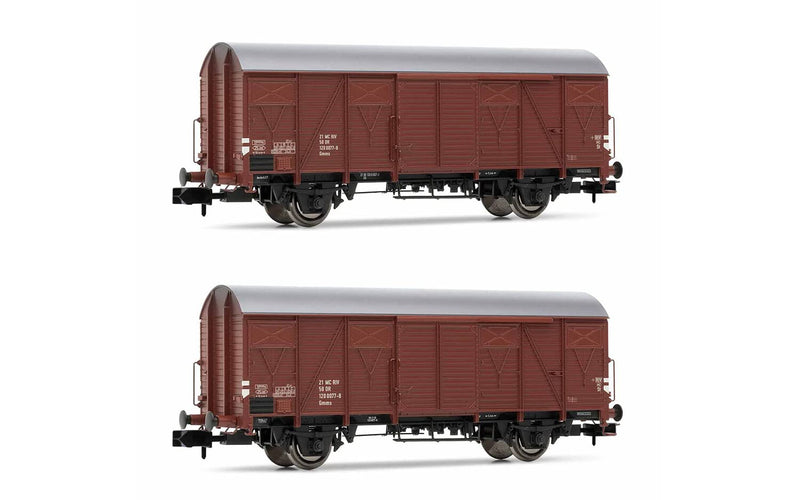 Arnold RENFE, 2-unit pack T2 sleeping coaches, Largo Recorrido livery, period IV-V