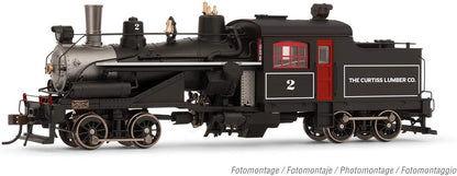 Rivarossi Railway - Locos HR2882 Heisler steam Locomotive, 2 Trucks The Curtis Lumber Co. no. 2