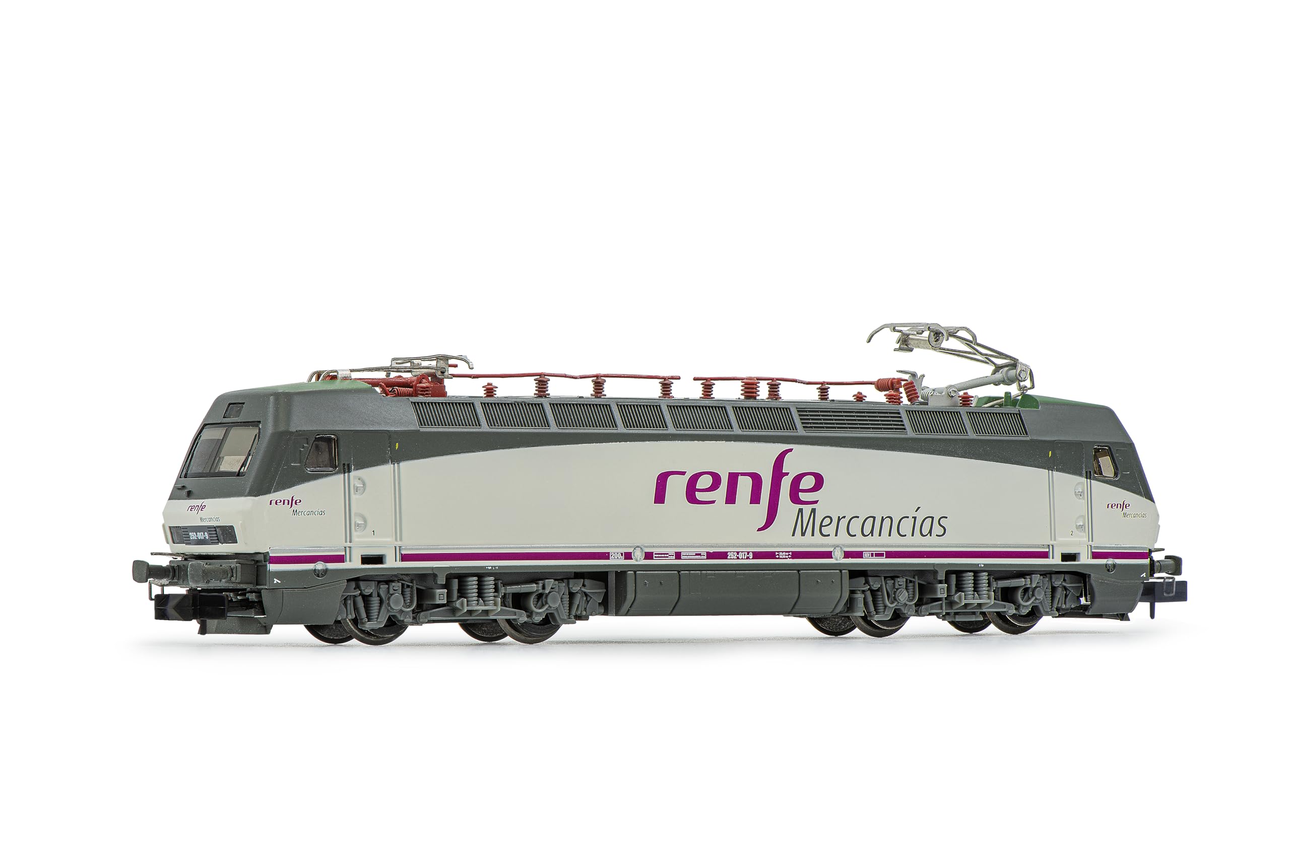 Arnold DR, electric locomotive class 211, red livery with wide decor line, period IV, with DCC decoder