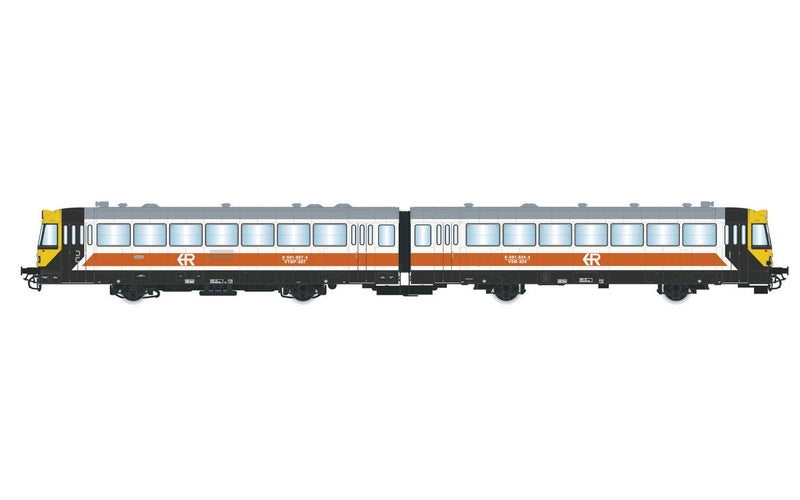 Electrotren RENFE, 2-unit diesel railcar "Ferrobus", 591 series, "Regionales" livery, period V with sound decoder