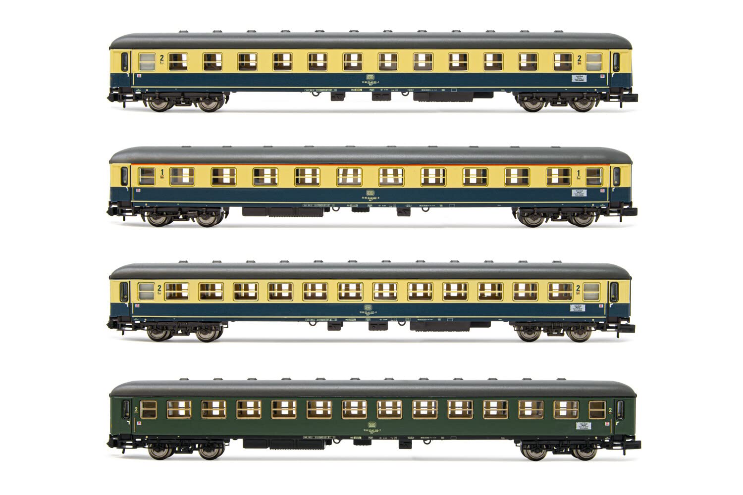 Jouef SNCF, 2-unit pack covered 2-axle wagons type Kv (Permaplex walls) with open shutters, period III