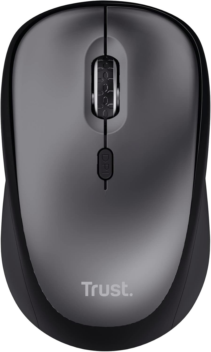 Trust Yvi+ Silent Wireless Mouse, Sustainable Design, 800-1600 DPI, For Left and Right Hand Users, Storable USB Micro Receiver, Quiet Compact Computer Mouse for PC, Laptop, Mac, Home Office